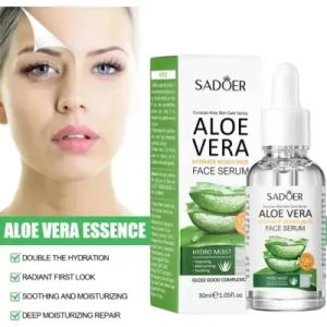 SADOER Facial Serum Anti Aging Moisturizing Serum for Face Aloe Serum To Remove Dark Spots Serum for Acne and Pimple Mark Brighten Skin Tone 30ML