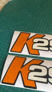 Kia Logo Sticker. K2700 Sticker. K2900 Sticker. K2500 Sticker. H100 Sticker. Vinyl Sticker. Cutout Sticker.