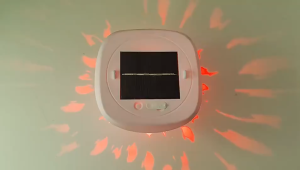 Solar LED Pond Floating Light 4 Colors 6 Modes Fish Pattern Fountain Projector Light IP68 Waterproof Fountain Garden Decoration