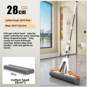 JOYBOS | Dry and Wet Cleaning Sponge Mop