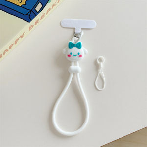 Moetch | Cute Cartoon Cinnamoroll Phone Wrist Strap Silicone Hand Ring Anti-Lost Lanyard Bag Pendant For iPhone Samsung All Phones