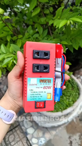 Bộ Đảo Điện Inverter 12V Ra 220V Công Suất 60W