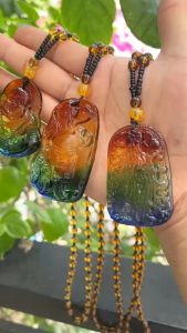 Dây chuyền Phật thủy tinh pha lê - DP029