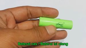Baterai Cas / Baterai Charger Type 14500 2000mAh 3.7v Isi 2 PCS