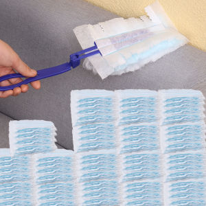 10Pcs Household Duster Disposable Electrostatic Absorbent Fiber Duster Air-condition Car Furniture Decontamination Tool