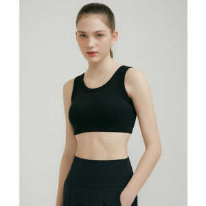 New Yoga Sports Bra Tank Top Wide Strap Running Short U-Back Inner Wear Bra Tank for Women Nylon Fabric Sportswear