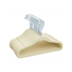 Anti-Slip Childrens Flocking Clothes Hanger Small Size Baby Infant Traceless Clothes Drying Rack Kids Clothing Storage Organizer