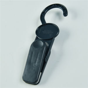 Black Plastic Flat Clip Multi-Functional Home Storage Towel Socks Hat Organizer Clamp Towel Socks Hat Home Storage Tool