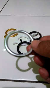 RING Cincin Besi Batang Gorden 10pcs Hordeng Cantik