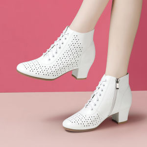 HANGONGZHU | Breathable Dance Shoes Medium Heel