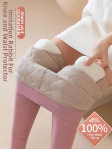 Warm Insulated Fluffy Thermal Leggings High Waisted Extra Large