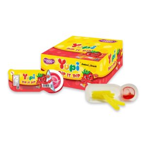 Yupi DIP IT DIP 12 X 19 Gr Rasa Stoberi Yupi Colek by Jadoel Snack