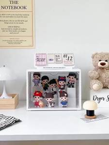 ตู้โชว์อะคริลิค ตู้ใส่โมเดล ประกอบง่าย ของแต่งห้อง วัสดุที่แข็งแรง DIY กันฝุ่นและน้ำวางซ้อนกันได้ ตู้โชว์ตุ๊กตาโมเด