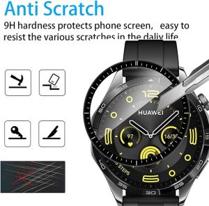 3D Curved Full Edge Soft Protective Film Cover Protection For Huawei Watch GT 5 GT5Pro 46mm 42mm 41mm Screen Protector Watch GT 4 GT 3 SE GT3 GT 2 Pro GT2 Smartwatch ป้องกันหน้าจอ