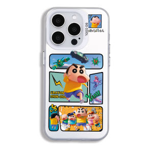 Magsafe Magnetic Cartoon Puzzle Phone Case for iPhone 15 pro Max Apple 12/13 Square Edge Anti-Fall Cute Oil Painting Artistic Protection Cover