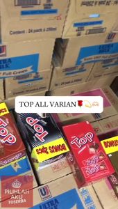 Delfi TOP BLACK IN WHITE 9 gram isi 24pcs / box- (HARGA 3 BOX LEBIH MURAH)