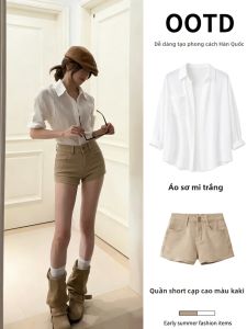ZUKUN | Bộ Áo Thun và Quần Shorts Mỏng Chống Nắng Mùa Hè