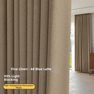 Full Blackout UV Protection Curtains for Master Bedroom