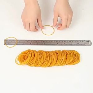 Dây Cao Su Đàn Hồi Có Thể Điều Chỉnh Màu Vàng 4cm Đồ Dùng Văn Phòng Chắc Chắn Để Đóng Gói Các Thư Mục Hồ Sơ Số Lượng Các Loại Dụng Cụ Học Sinh