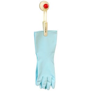 AOQILA | Kitchen Sponge Cloth Towel Glove Organizer Holder Wall Mounted Suction Cup Hook