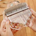 HLURU 17/21 Phím Kalimba Ngón Tay Cái Đàn Piano Pha Lê Acrlyic Ngón Tay Đàn Piano Dành Cho Người Mới Bắt Đầu Và Trẻ Em Bàn Phím Nhạc Cụ. 