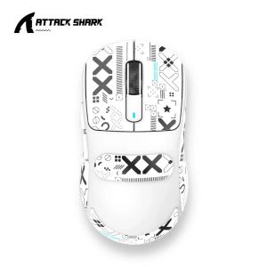 ATTACK SHARK | ATTACK SHARK X3 Wireless Tri-mode Gaming Mouse PAW3395 49g Ultra Lightweight 26000DPI RGB Ergonomic For PC Laptop Gamer