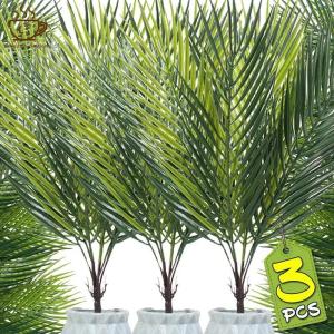 1/3PCS Artificial Tropical Green Plants Plastic Fake Palm Tree Branch DIY Wedding Birthday Party Jungle Themed Decor Photo Props