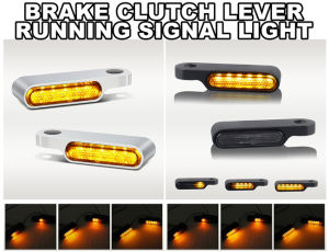 ✔READY STOCK✔ BRAKE CLUTCH LEVER RUNNING LED TURNING SIGNAL LIGHT INDICATOR UNIVERSAL FLOW LED