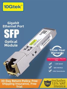 10Gtek | SFP Gigabit Optical Module Multi-Mode/Single-Mode Ethernet Conversion