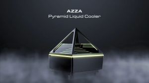 Azza PYRAMID 804L Gaming Premium Casing Case Chassis Included 1x Hurricane II Digital 12CM RGB Fan