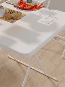 Folding Table Study Table Foldable Desk Space Saver  Computer Table Plastic Tables Folded Table Desk Organizer