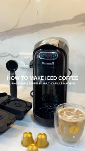 Dowell Multi-Capsule Espresso Machine | Multi-Capsule Coffee Maker | 1 & 2 Cup Brewing | 1300W | CCM-070S