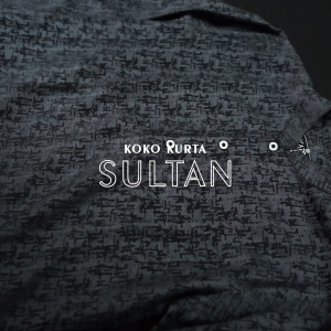 Katsae - Baju Koko Kurta SULTAN koko kurta lengan panjang Motif Embos Premium kemeja koko pria PUTIH