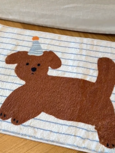 Tawii.Floor Mat Bathroom Mat Soft Long Microfiber Thick Absorbent Non-Slip Durable Furry Rug