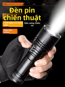 SUPERFIRE | Đèn Pin Cầm Tay Sạc Được Công Suất Cao Chiếu Xa