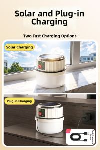 Maiyu | High-Endurance Outdoor Solar Light for Night Market Portable Camping and Emergency Use