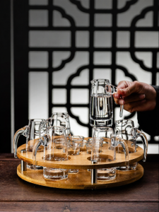 ZHUXI | Crystal Glass Baijiu Glasses Set Tableware