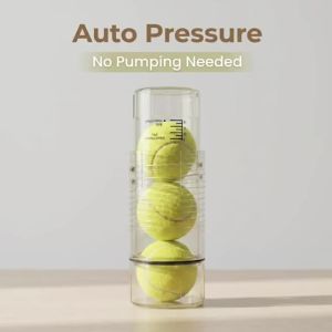 Camewin | New Transparent Tennis Pressure Maintenance Can ABS Material 3 Balls Storage Portable Tennis Ball Pressure Keeping Container