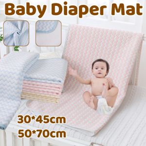 Baby Diaper Changing Mat Pure Cotton Soft Changing Pad Waterproof Urine Pad Breathable Towel Blanket