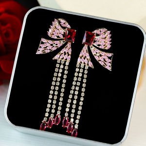 Fashion New Product Color Sterling Silver Needle Slim Looking Female Stud Earrings