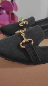Hellona Ayana Kids Sepatu Anak Perempuan Warna Hitam Sol Karet