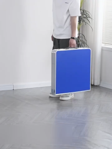 SOFTHOME Folding Table Simple Portable Aluminum Alloy Outdoor Portable Camping Table And Chair