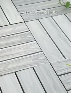 ⭐SG GREATHELP⭐ Long Decking Tiles Outdoor Balcony Patio Decking Flooring Wooden Stone Artificial Grass Stone Decking Real Pebbles Interlocking Non-Slip Easy Install DIY Durable Weather Resistant Outdoor Floor Tile Perfect for Garden Entrance Corridor