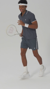 Wilson Men JOHNNY COLLAR POLO WM20041532DBR Official Store