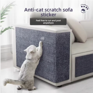 Cat Scratching Mat DIY Self-Adhesive Trimmable Carpet Cat Scratching Post Carpet for Anti-scratching Sofa Furniture Protection