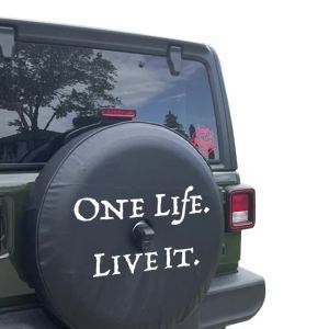 Vỏ Bọc Lốp Dự Phòng Xe Hơi Bằng Da PU Dành Cho Jeep Wrangler JL 2018-2024 Có Camera Lùi Phụ Kiện Ngoại Thất Túi Bảo Vệ
