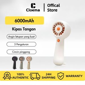 Cloema Handheld Mini Fan Portable USB Charging 1200mah 5 Speeds Convenient Creative Small Fans Catapult Pocket Handy Fan with Hang Loop