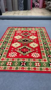 MIRZAE Karpet Lantai 160x210 MZ15 Chilli Red