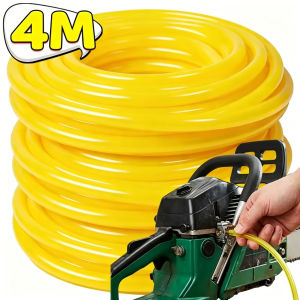 1/4M Fuel Line Gas Hose Oil Resistant Petrol Pipe PU Petrol Line Tubing for Trimmer Chainsaw Mower Leaf Blower Tube Part Power Tool