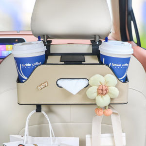 Car Seat Back Storage Box Multifunctional in the Car Storage Box Car Seat Rear Hook Storage Rack Bag Tissue Box
